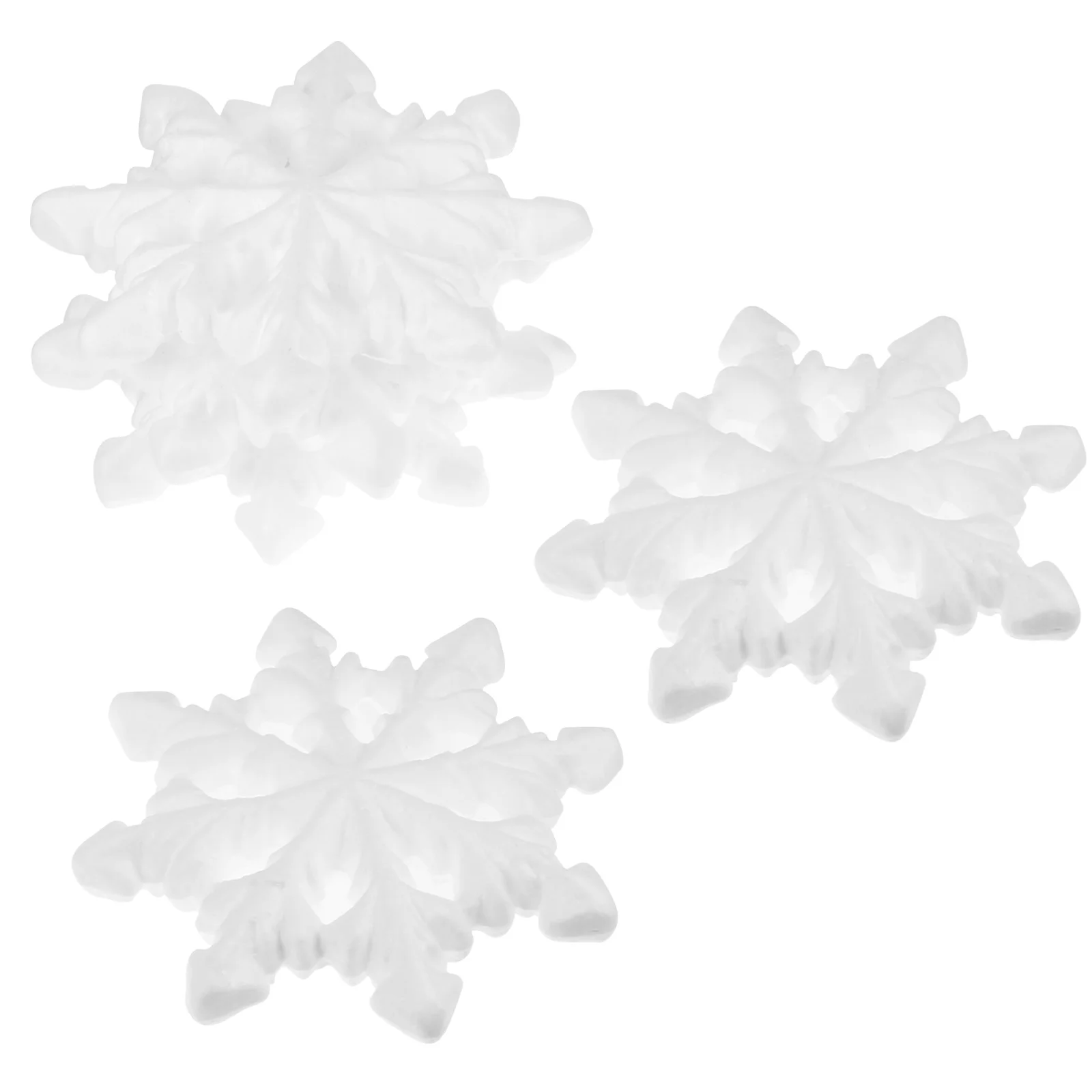 

5 Pcs Foam Snowflakes Model Holiday Decorations Christmas Winter Toys Craft Kids