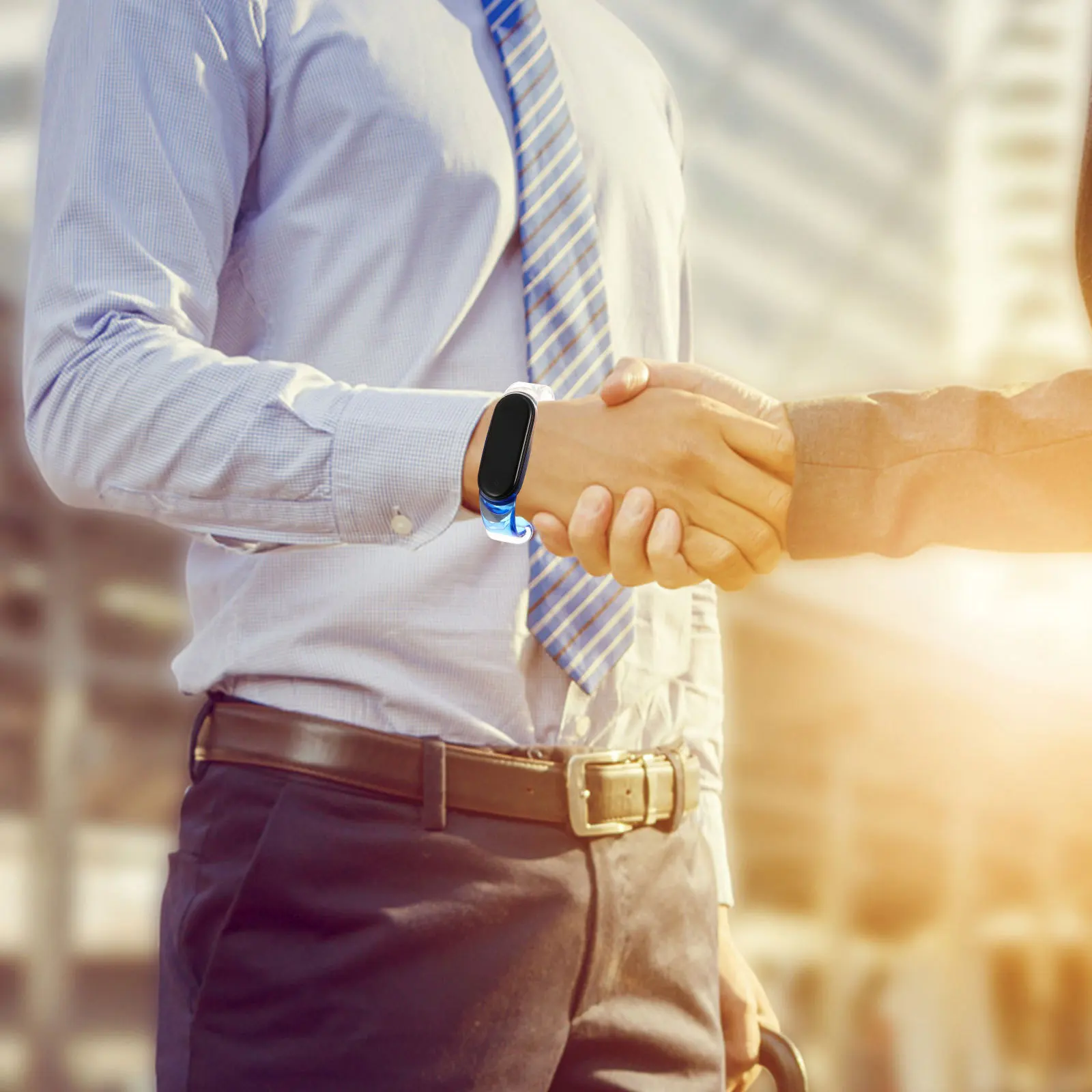 Sostituzione cinturino orologio in TPU trasparente compatibile 5 cinturino orologio semplice moda cinturino semplice