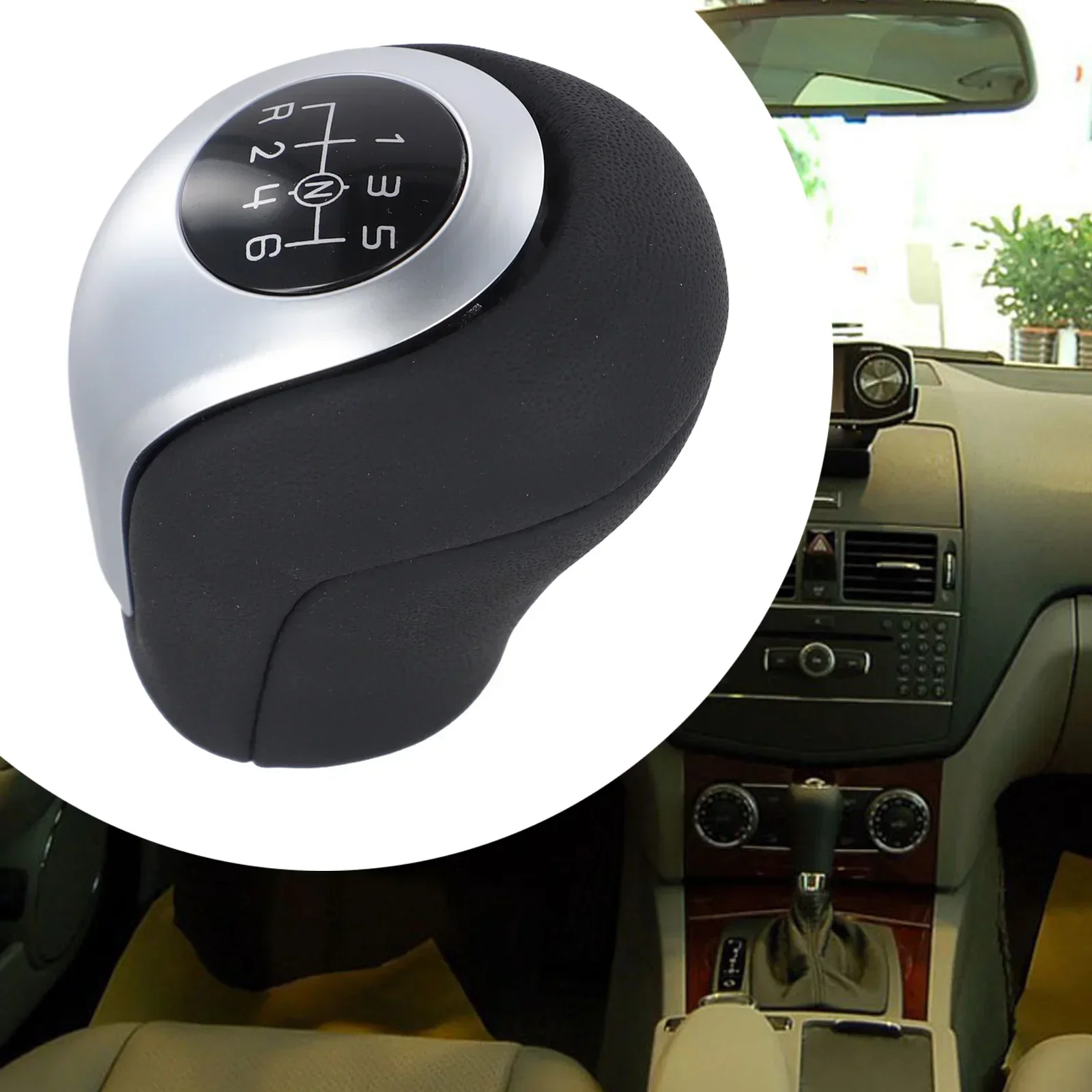 Effortless Gear Shifting 6 Speed Gear Knob Car Gear Shifter Direct Fit Design Easy Installation Vehicle Interior Upgrade