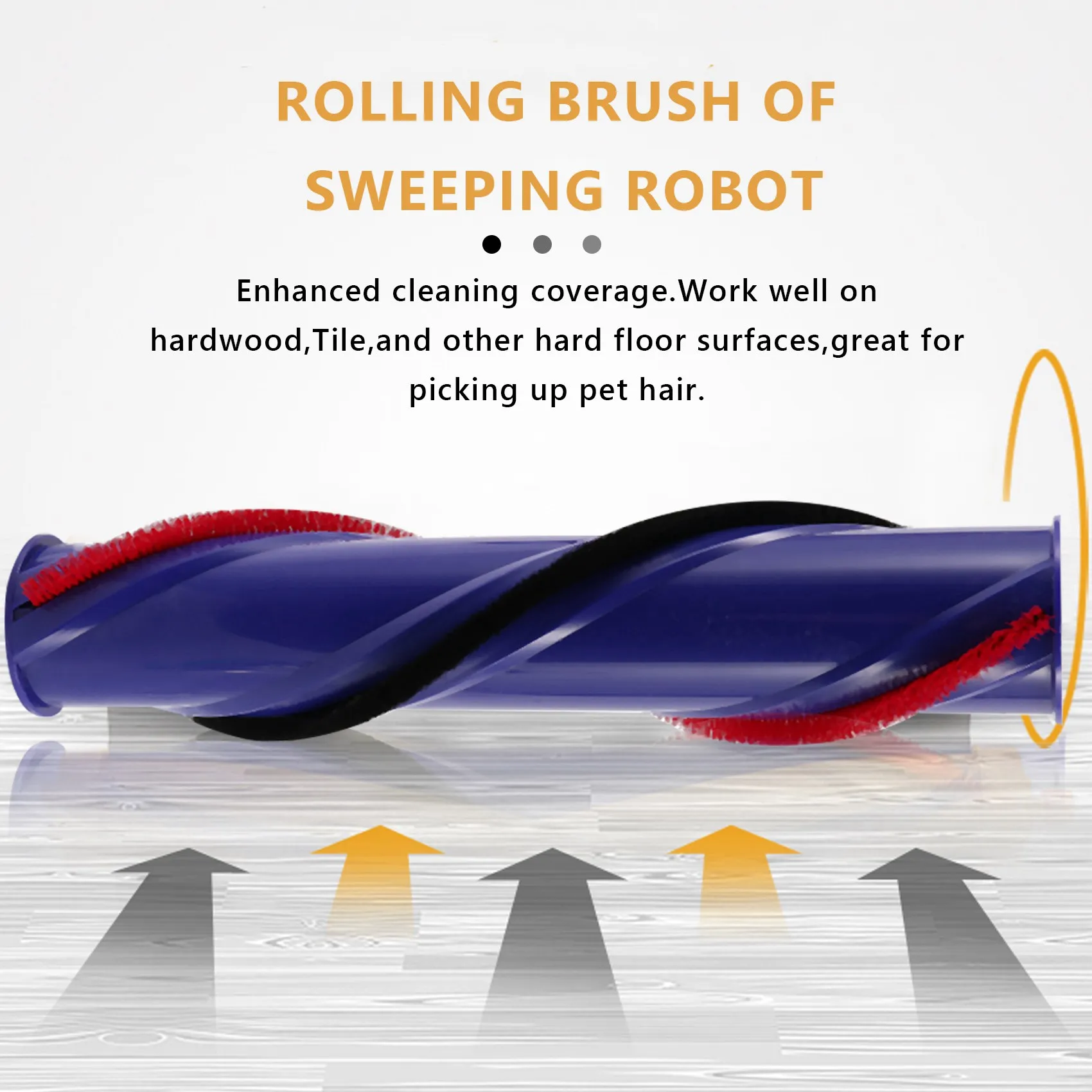 MLGB-Roller Brush Roll Bar Replacement For Dyson DC59 V6 V7 (V7 Only Applies To The Old 4 Bayonet) Cordless Cleaner Part