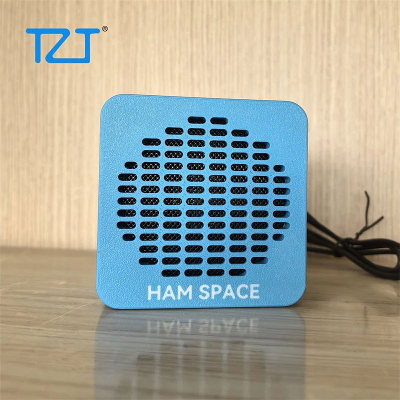 TZT HAM SPACE Altavoz de radio de onda corta MS-01 negro/azul/rojo 3W 8ohms con interfaz 1/4 para estación de radio de vehículo