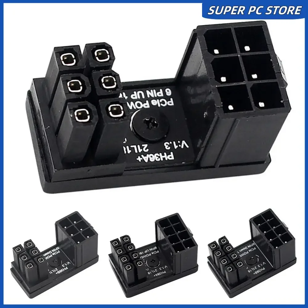 PH38A/PH38B/PH36A/PH36B GPU Power Board 180 Grad Winkel Adapter Board 8 Pin GPU Power Stecker für PC Computer Grafikkarte