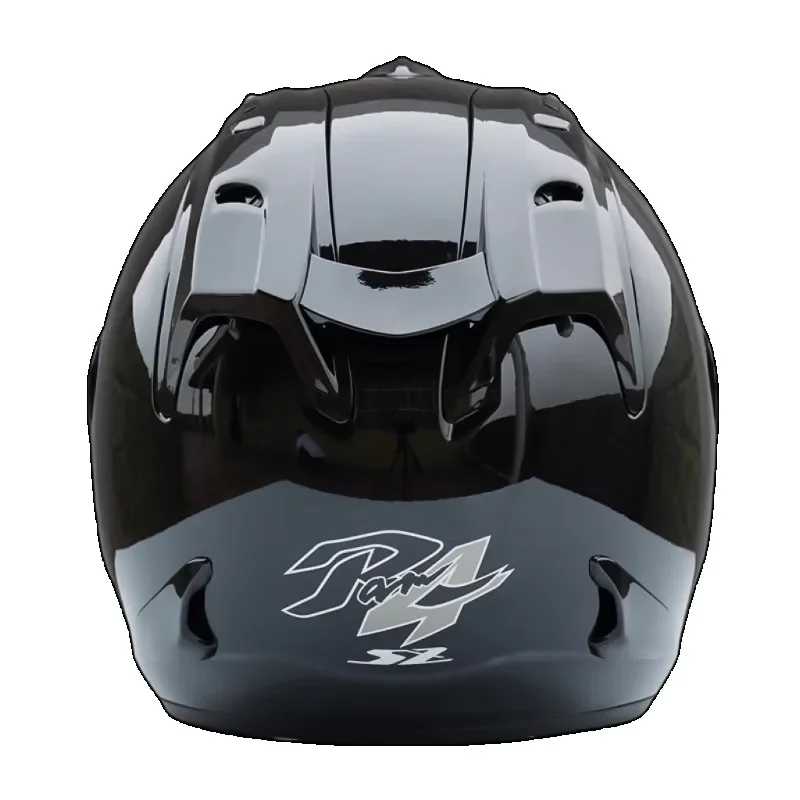 Motorcycle Equipments & Parts SZ RAM 3/4 Open Face Half Helmet Black Motobike Half Black Helmet Casque Motocross