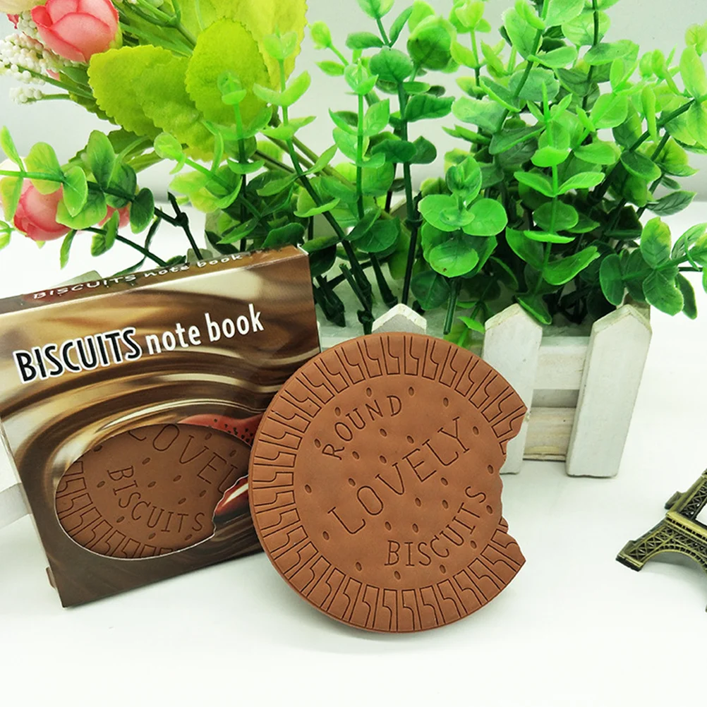 2Pcs Chocolate Scented Notepad Premium Cartoon Shape Pocket Notebook Mini Steno Pads Wire-O Binding Portable Daily Diary Glue