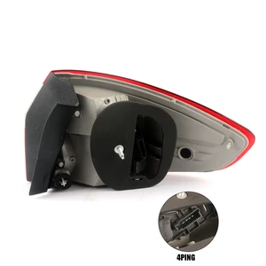 Linke und rechte Seite hintere Lampe zur Ford Fiesta Limousine 2013 2015 2015, hintere Licht, Bremslampe mit 10 Hauptverkauf Ford Fiesta Deckenlaterne - №7