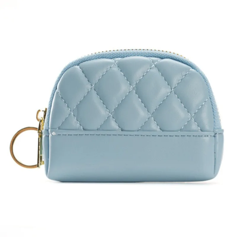 

PU Leather Coin Purse Zipper Pouch Mini Storage Bag Card Holder Soft Cute Zero Wallet Earphone Bag