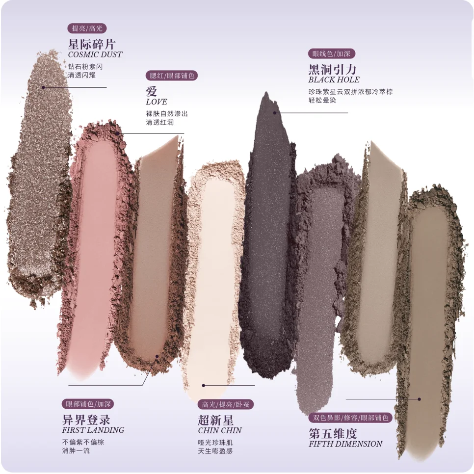 SPLASHEEN アイシャドウ オールインワン フェイス パレット イージー スレイ ヘッド スペース アイシャドウ / ブラッシュ / ハイライター 多用途メイクアップ