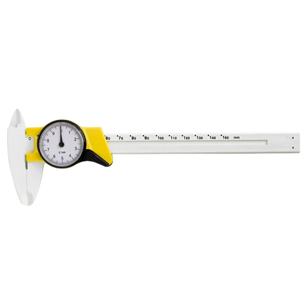 Lightweight Plastic Caliper 150mm for Everyday Measurement Tasks Including Inner Diameter Outer Diameter and Depth
