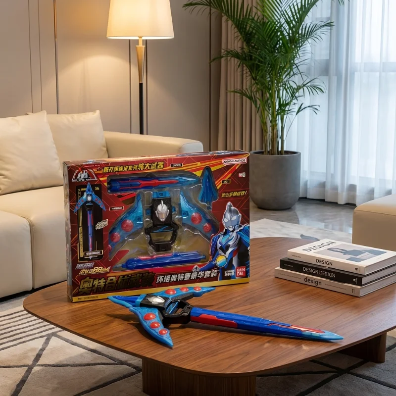 

Bandai Zeta Ultraman Luxury Set Transforming Armed Toy with Interactive Sound Effects for Kids Roleplay Action Figure Gift Kit