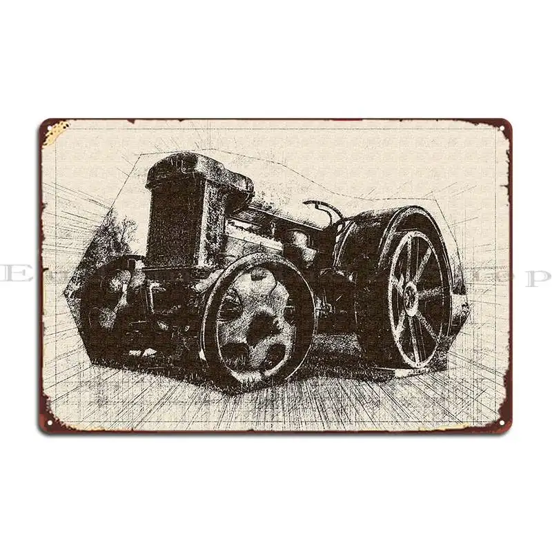 1917 Fordson Tractor 1 Metal Plaque Customized Wall Decor Party Plates Funny Custom Tin Sign Poster