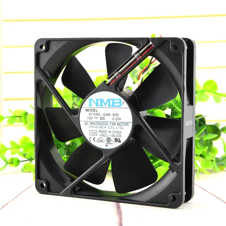 

НОВЫЙ ОРИГИНАЛ 4710NL-04W-B39 12 В 0,44 А 12025 120x120x25 мм ОХЛАЖДАЮЩИЙ ВЕНТИЛЯТОР РАДИАТОР