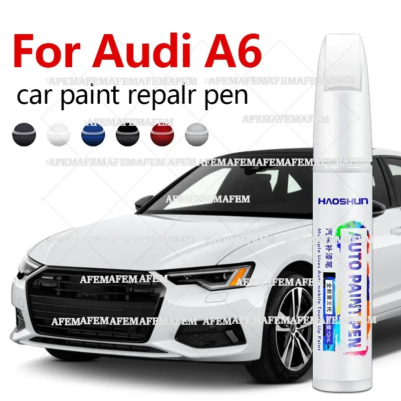 

Car Paint Repair Pen For 1968-2025 AUDI A6 Paint Scratch Repair Accessories White LY9L Blue LX5F Black LY9B Gray LX7G Blue