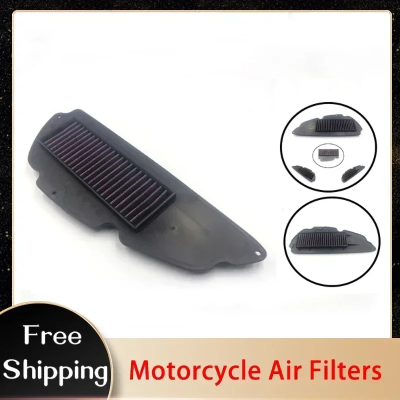 Motorcycle Air Filters Cleaner Element Replacement Fit For HONDA SH300 FORZA300 NSS300 17-20 Engine Air Intake Filter Cleaner