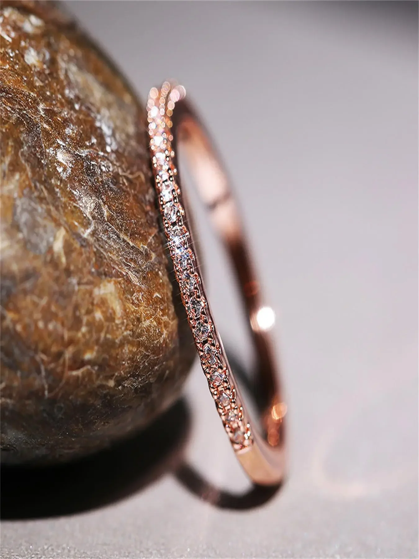 Fashion Shining Rhinestone Decorated Ring, Adjustable Rings, Elegant Fashionable Jewelry for Party, Daily Clothing Decor for Girl, Trendy All-match & Exquisite Jewelry for Birthday Gift, Elegant Glittering Ring, Beautiful Rings, Unique Rings