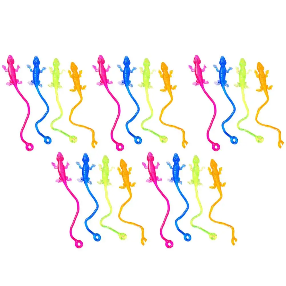 10-30PC Fun Sticky Climbing Lizard Kids Birthday Party Baby Shower Gift Pack Halloween Christmas Carnival Party Favor Decoration