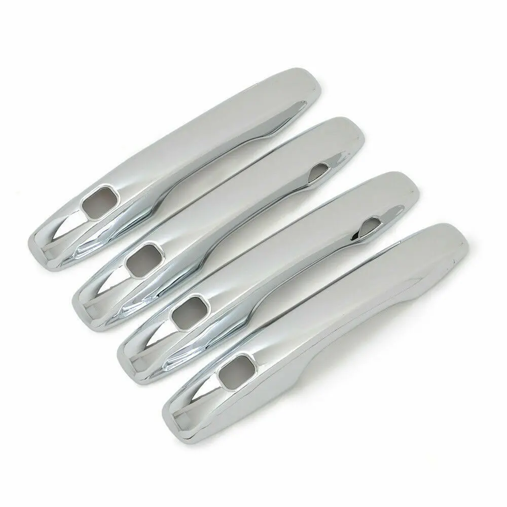 

Chrome Door Handle Cover 4 Pcs Set WITH Smart Keyhole Keyless Entry For Volvo XC60 2018-2020
