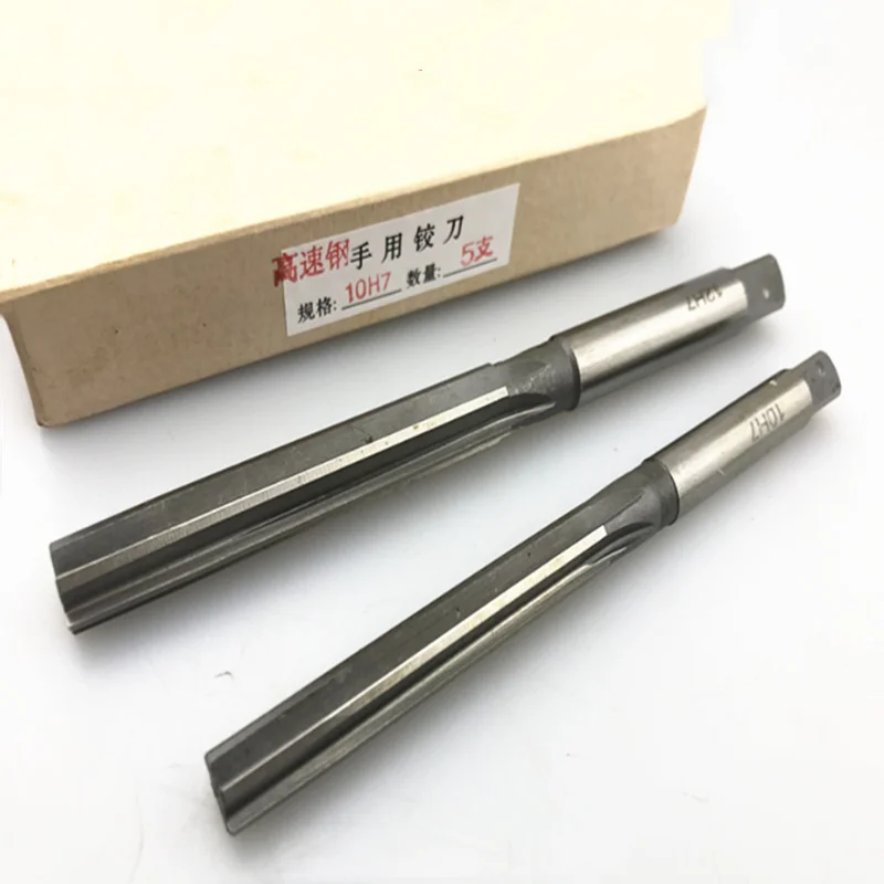 H7 manual straight slot reamer 2-20mm, W6542 HSS manual square shank reamer, manual reaming and precision cutting milling cutter