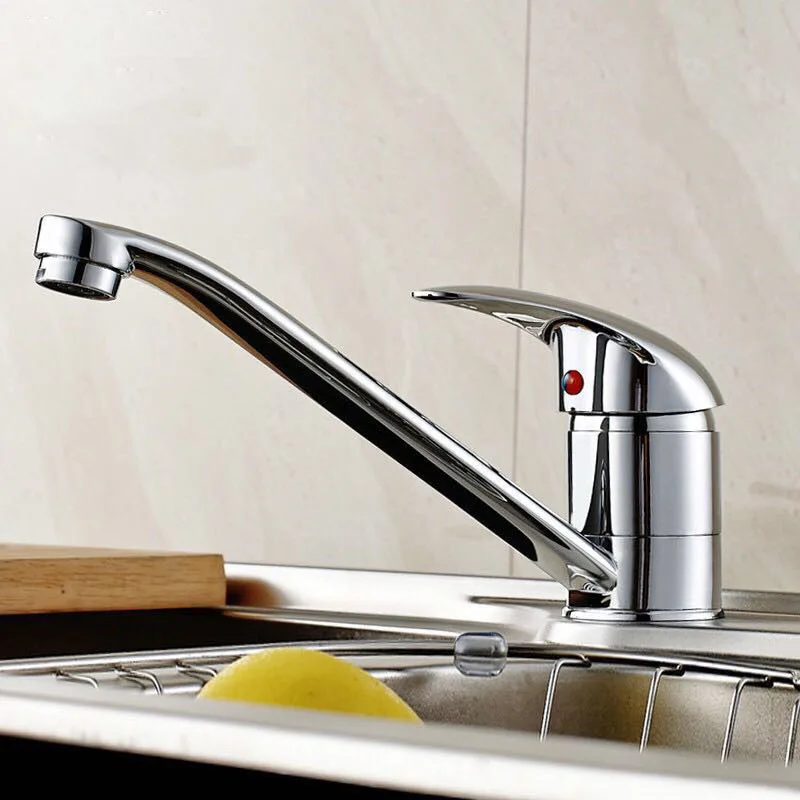 

Смесители для раковины с вращением на 360° Смеситель для умывальника в ванной Короткая модель Смеситель для кухонной раковины Смеситель для горячей и холодной воды Кран-кран