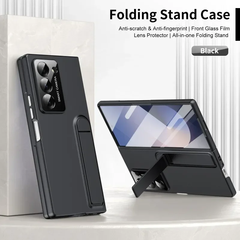 Custodie per Samsung Z Fold6/5/4/3 Custodia per telefono Materiale PC Shell Membrana Scaffold Custodia per lenti Z Fold6 5 4 3 Copertura per telefono all-inclusive
