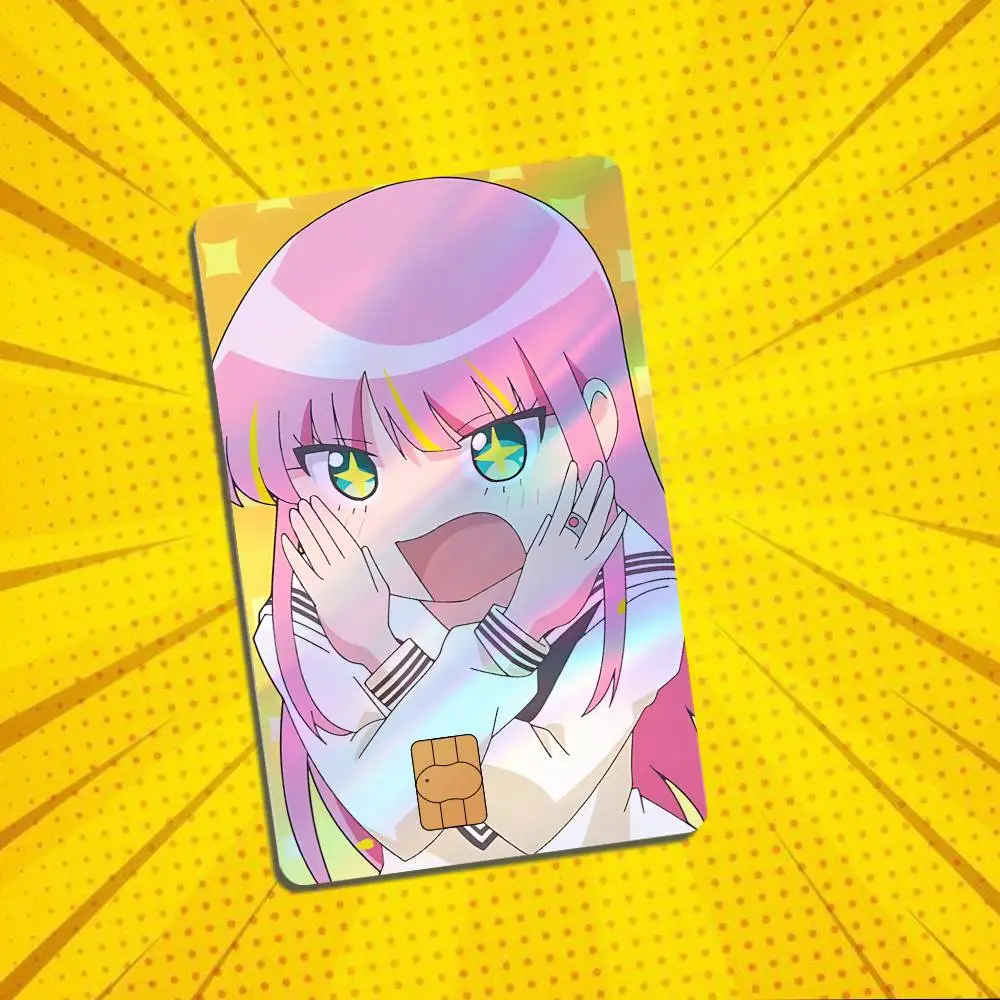 Meteor Hanaori Ryusei Narukami Card Skin Stickers For Bank Card Bus Metro Card Sticker Holographic Laser Credit Debit Stickers