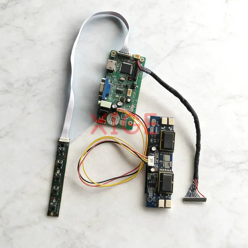 

Monitor Controller Drive Board Fit LTM170EP01 LTM170EH LTM170EX LTM170EU LVDS 30-Pin 1280*1024 HDMI+VGA 1280x1024 4-CCFL DIY Kit