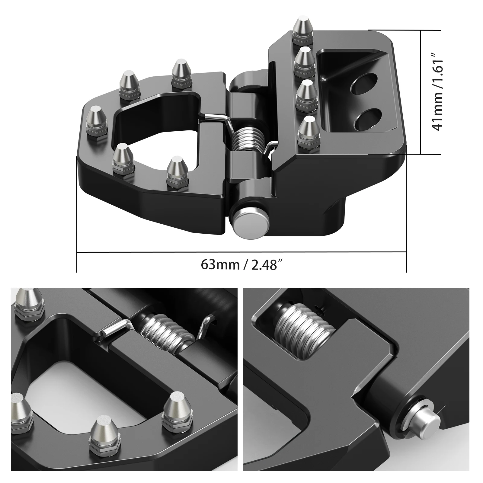 NICECNC Für KTM EXC 300 TPi EXCF 350 SX 125 SXF 450 XCW 500XC 300XCF 350EXC 250SXF 250 6D 2017-2024 Klappbare Bremspedalspitze – Detail 13