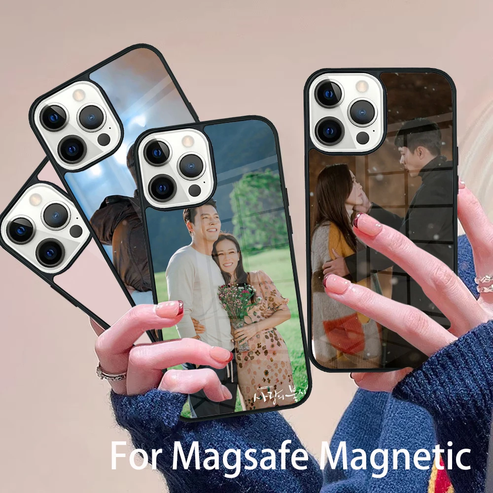 

Crash Landing On You Phone Case Magesafe Magnetic Wireless Charge Cover For IPhone 16 11 12 13 14 15 Pro Max Plus Mini
