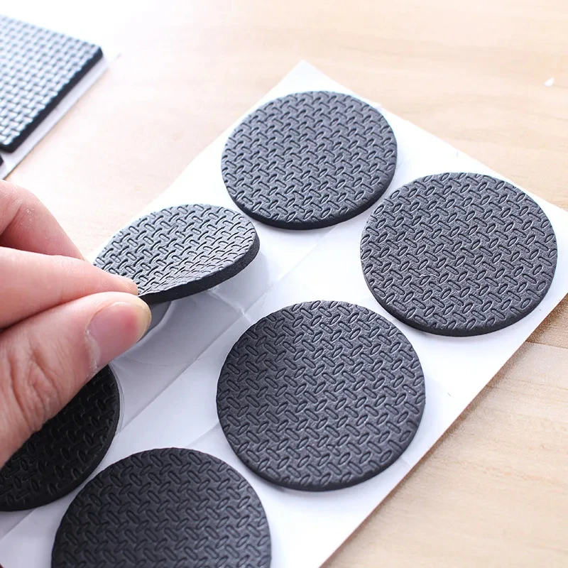 Self-adhesive Soft Furniture Bumper Leg Pads Bumper Chair Fittings Thickening Floor Protector Anti-slip Mat Anti Rub Foot Pads