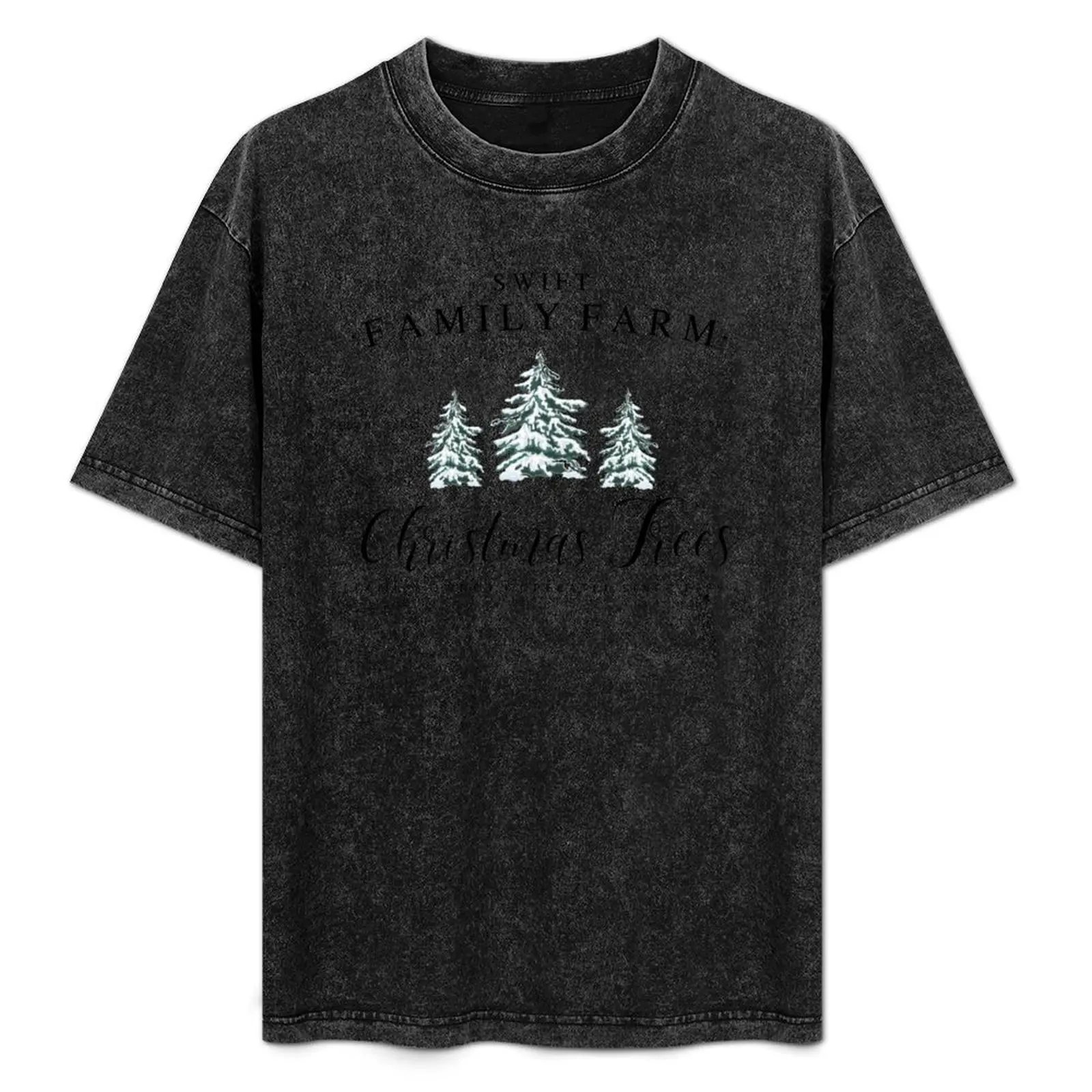 Swift Christmas Tree Farm T-Shirt oversized anime figures tops mens graphic t-shirts pack