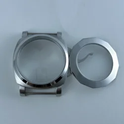 Top 44mm Polished and Sanded Stainless Steel Watch Case Shell Fits for ETA 6497 6498 Movement, for ST3600 ST3620 Watch Movement