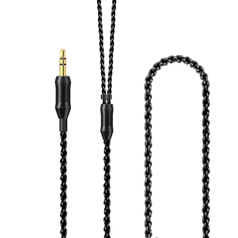 كابل ترقية مطلي بالفضة 0.78 مللي متر 2 دبوس لـ Weston W4r TFZ 1964 Um3x Es3 Es5 ue كابل بديل لسماعة الأذن لهاتف IPhone