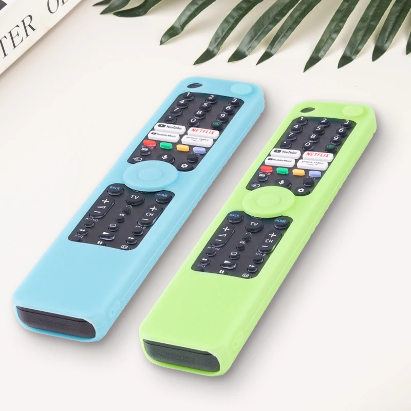 Luminous Silicone Remote Cover Case for Sony Bravia TV Remote RMF-TX500U RMF-TX500E RMF-TX600E Smart Voice Remote Controller