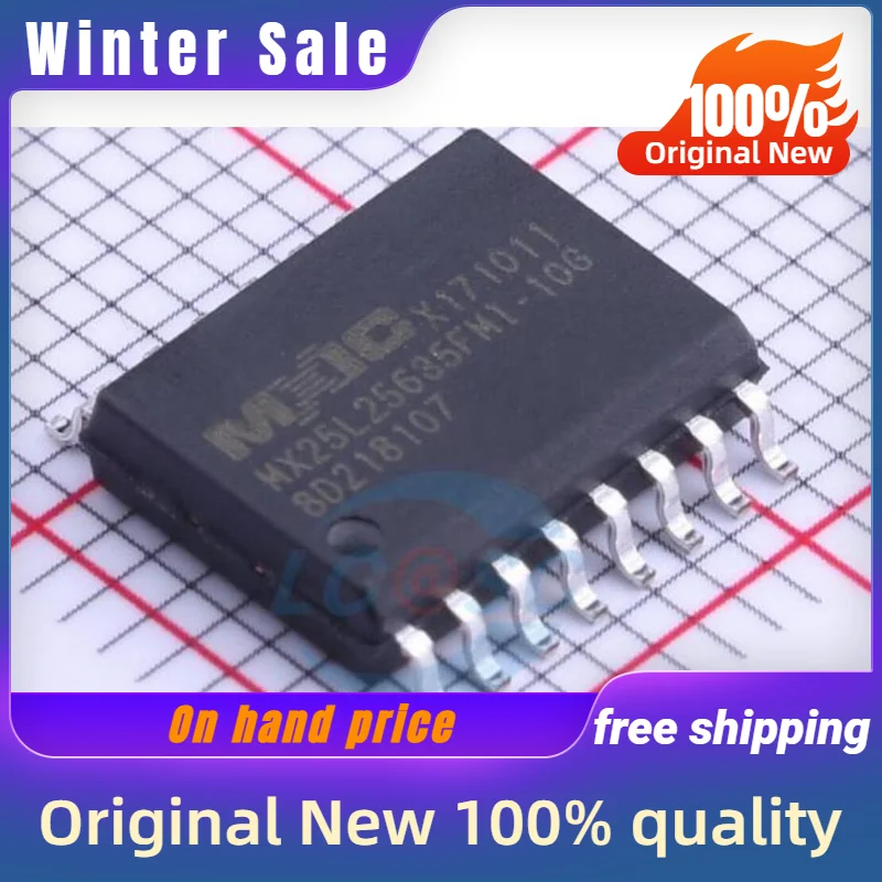 2PCS New original MX25L25635FMI-10G SOP-16 quality goods