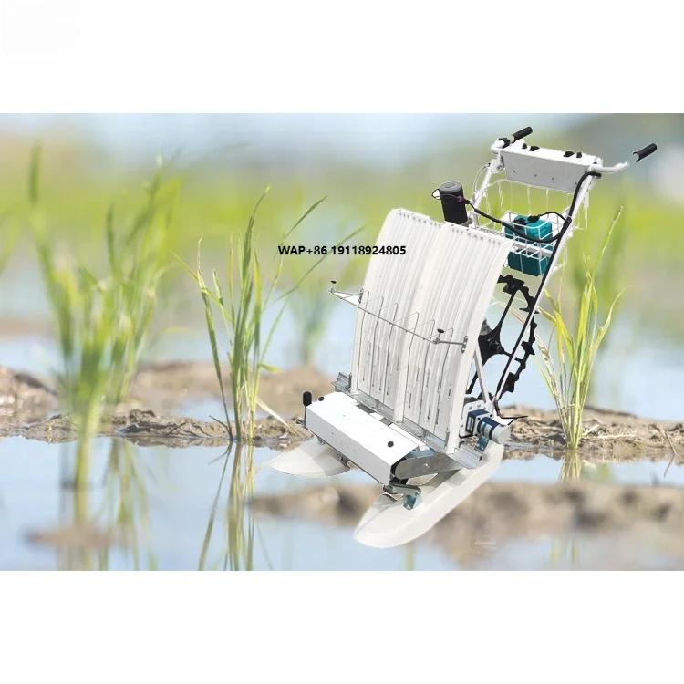 Small Paddy Rice Planter Machine Seeder Manual Rice Transplanter Rice Planter Paddy Planting Machine