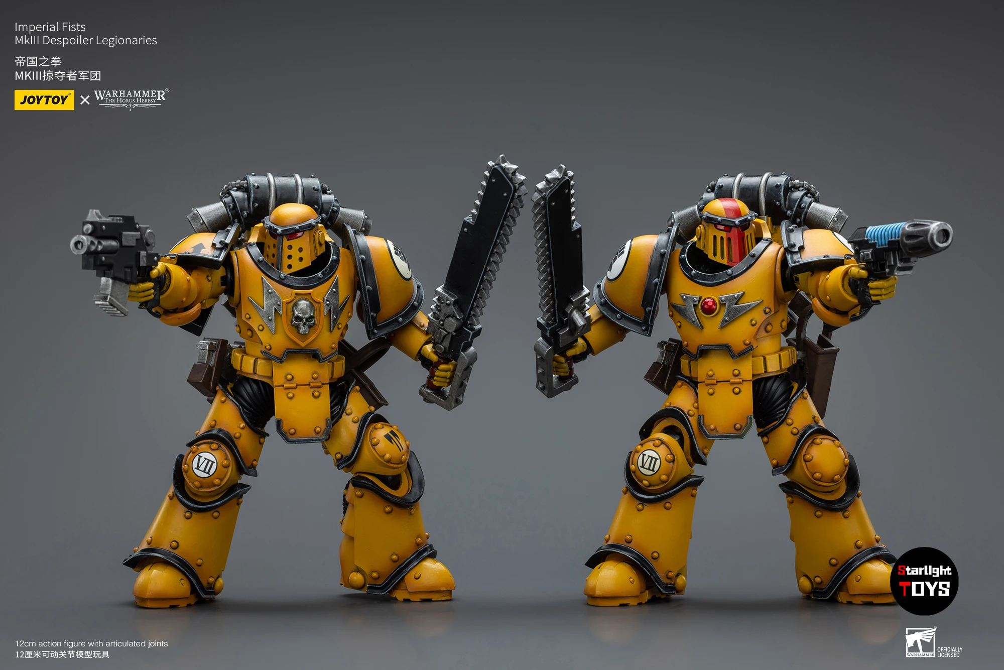 

【Доставка в течение 24 часов】Фигурка JOYTOY Warhammer 40K Imperial Fists Legion Mklll Despoiler Squad 1/18