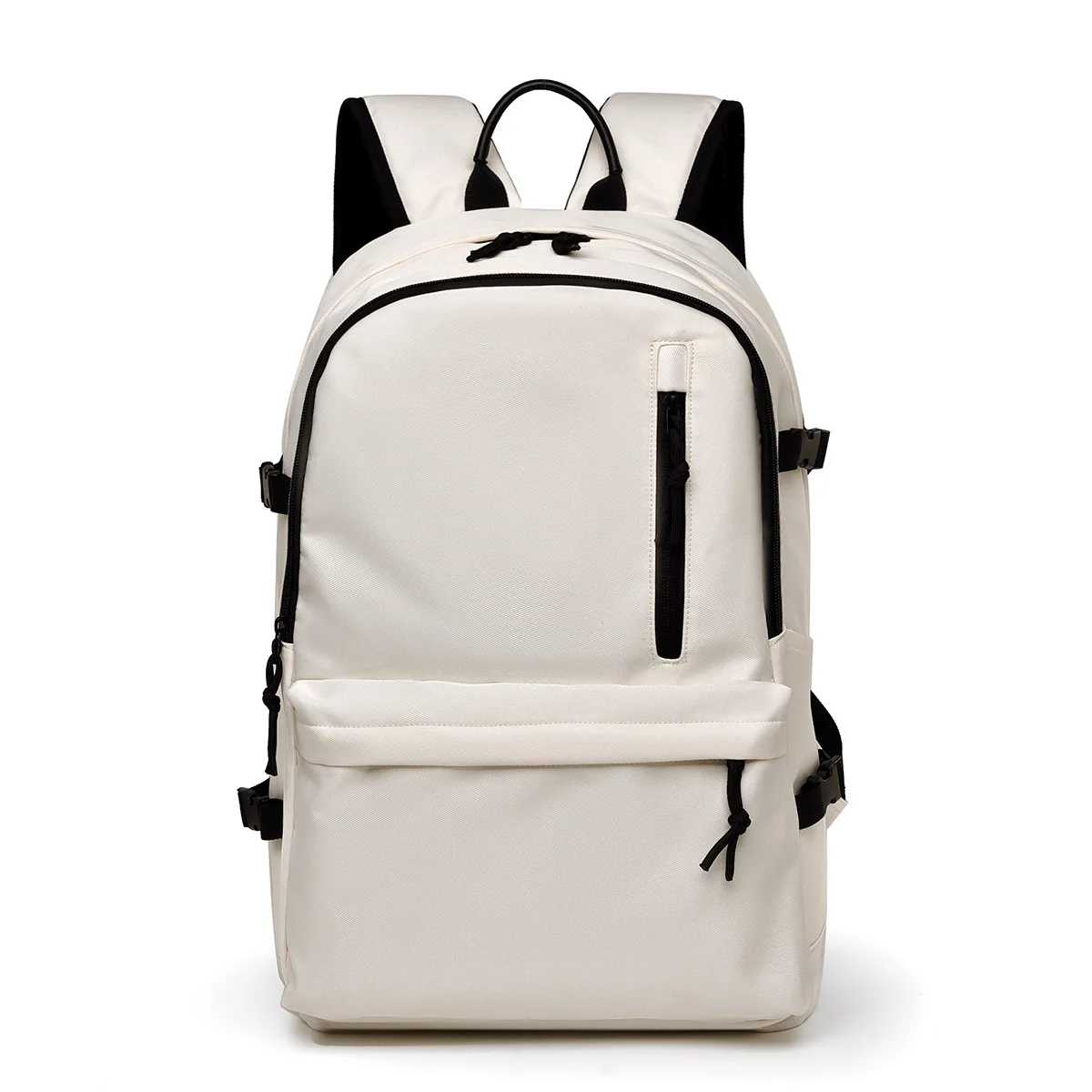 

New Backpack Student Backpack Leisure Couple Backpack Large Capacity Student Backpack Solid Color Design