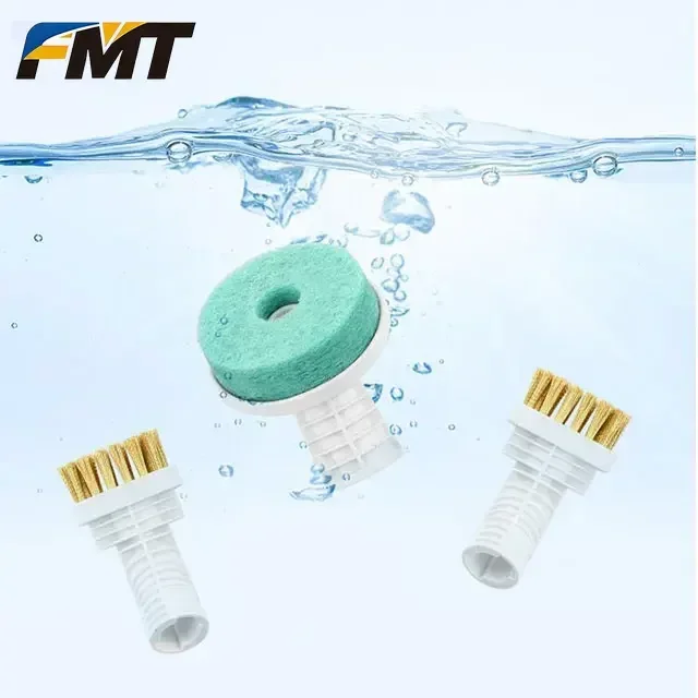 Suitable for Deerma steam mop copper wire brush head ZQ610 scouring pad brush head ZQ600/ZQ650