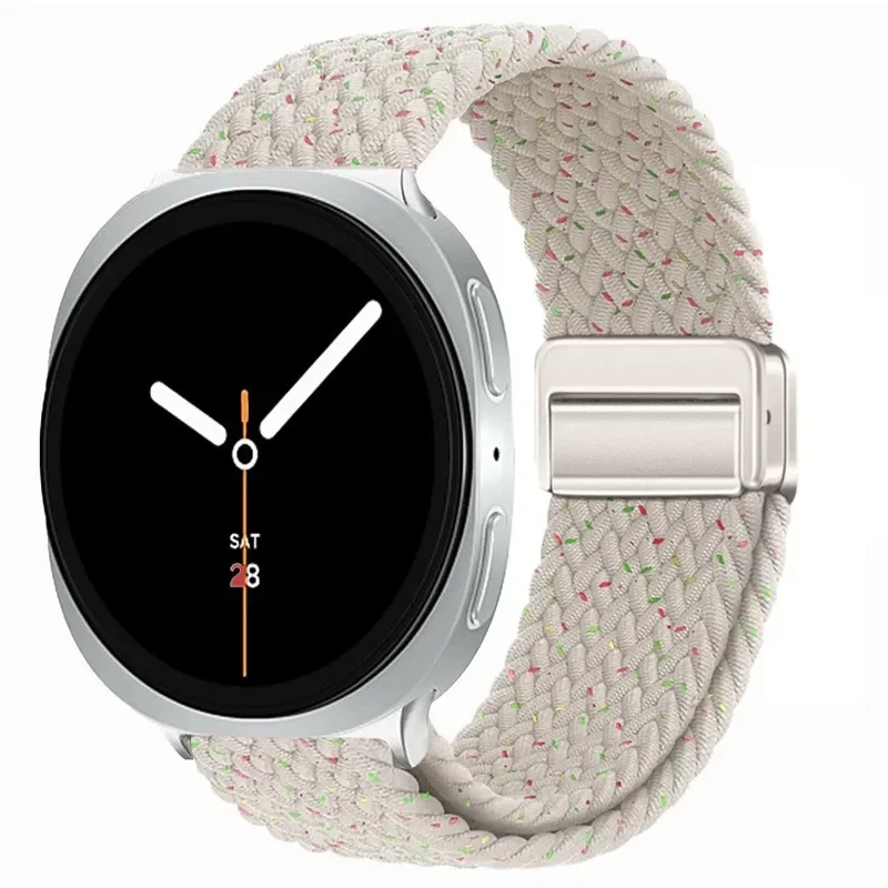 Geflochtenes Solo-Loop-Armband für Samsung Galaxy Watch 8 40/44mm Zubehör Nylon-Armband Correa Galaxy Watch 8 Classic Band 46mm – Detail 34