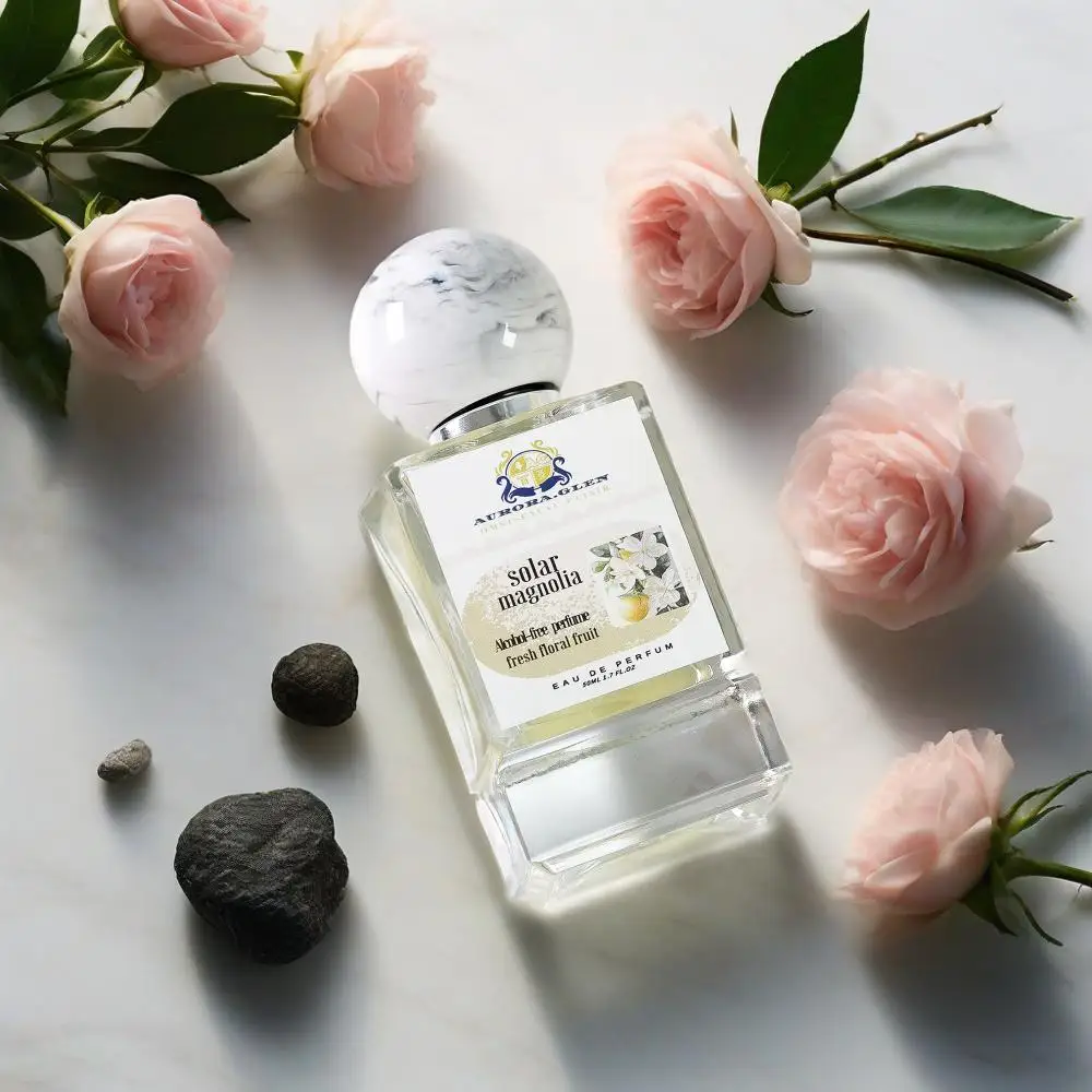 Perfumy damskie Solar Magnolia 50ml Eau de Parfum Bogaty zapach z długotrwałym wydłużeniem się, bezalkoholowe, bezpieczne i niepodrażniające