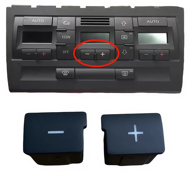 For Audi A4 B6 B7 Air Conditioning Panel Button Controller Button Switch Wind Speed Adjustment Button Cover