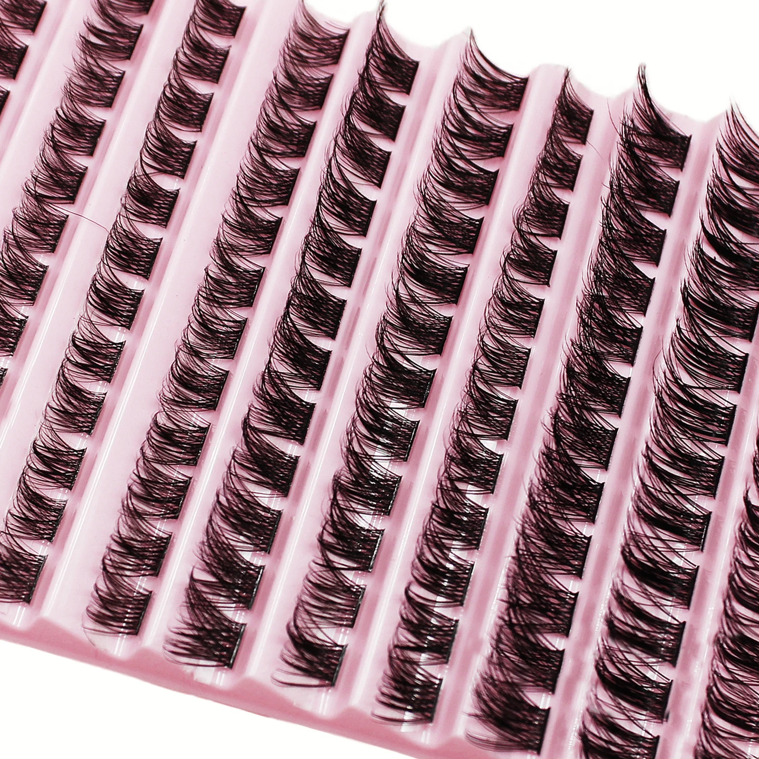 Lash Clusters 120pcs Cluster Lashes 8-16mm Wispy Individual Lashes Extensions Natural Look Lashes D Curl Fluffy Cluster Lashes — zdjęcie 3