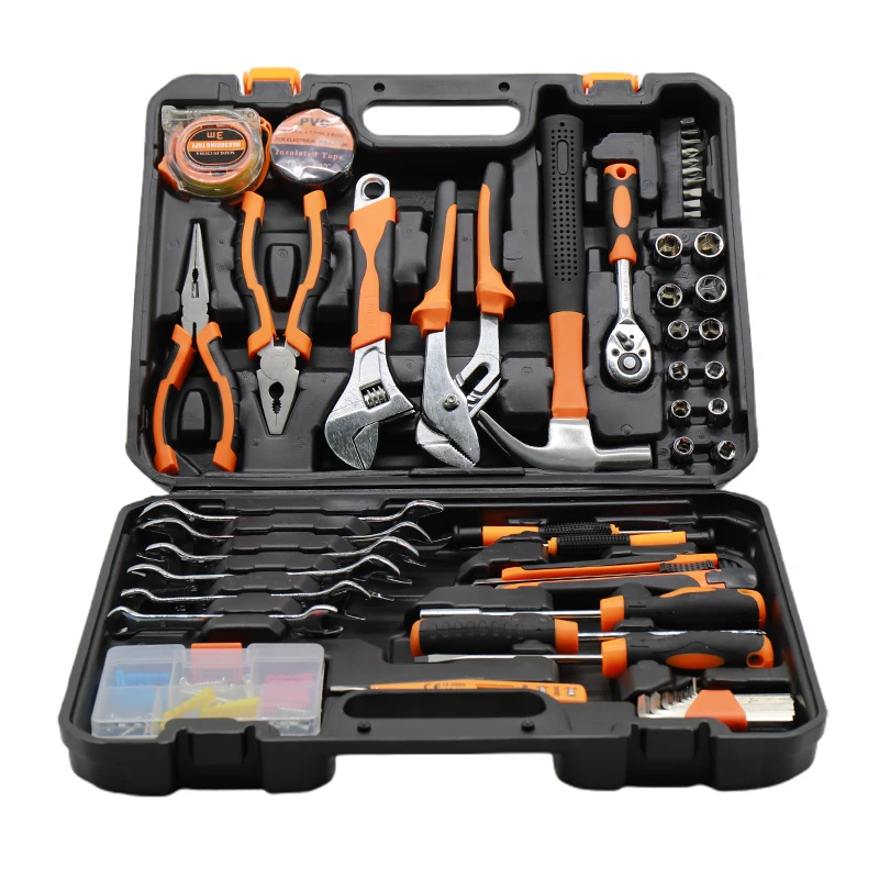 High-quality Wholesale Of Household Hardware Tool Set Electrician Repair Tool Box Multi-function Combination Tool Set