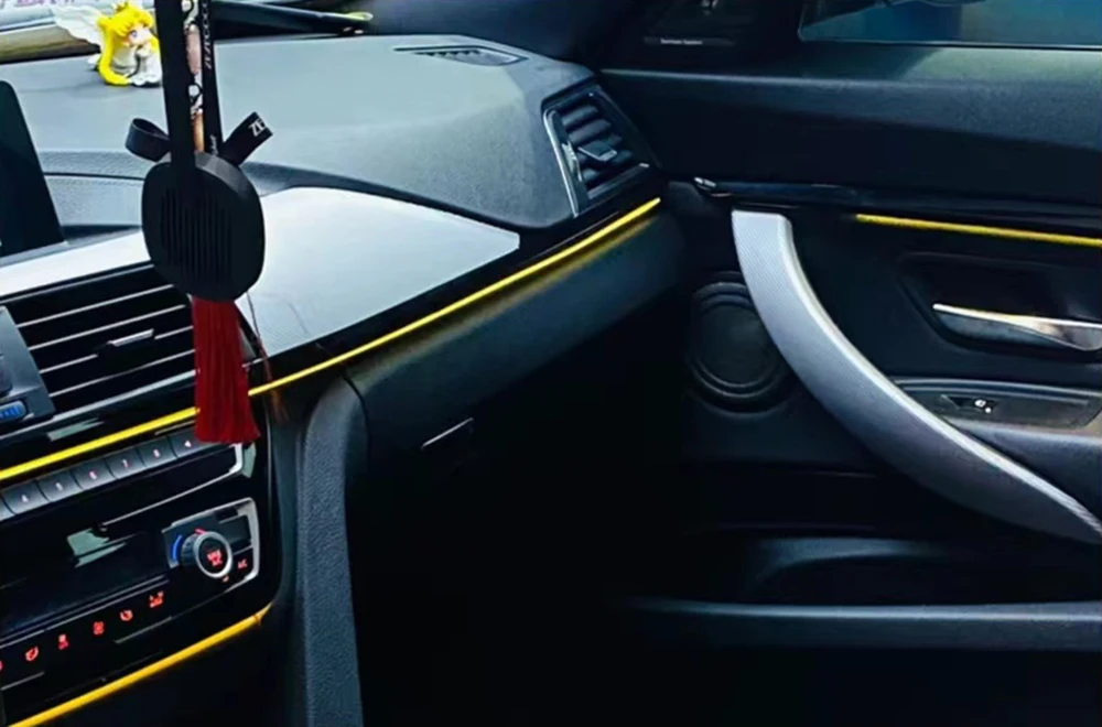 APP Control Dynamic Ambient Light for BMW 2 Series G42 F44 & F22 F23, RGB Multi-Color LED Interior Lighting Kit