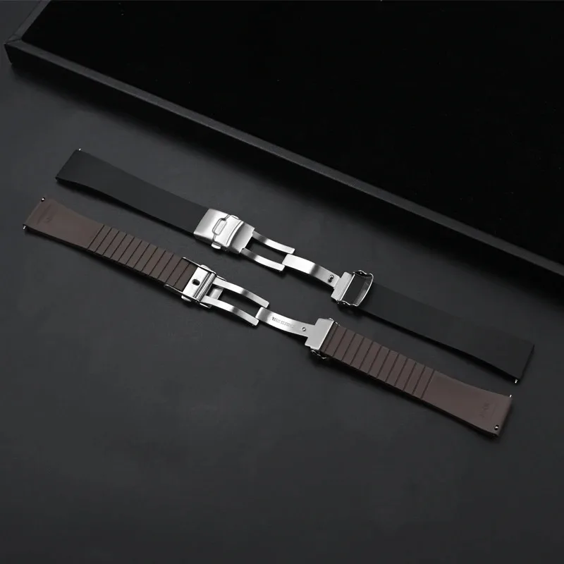 16mm 18mm 20mm 22mm 316L Solid Stainless Steel Watch Clasp Folding Buckle with Safety Premium Men Women Metal Watch Buckle