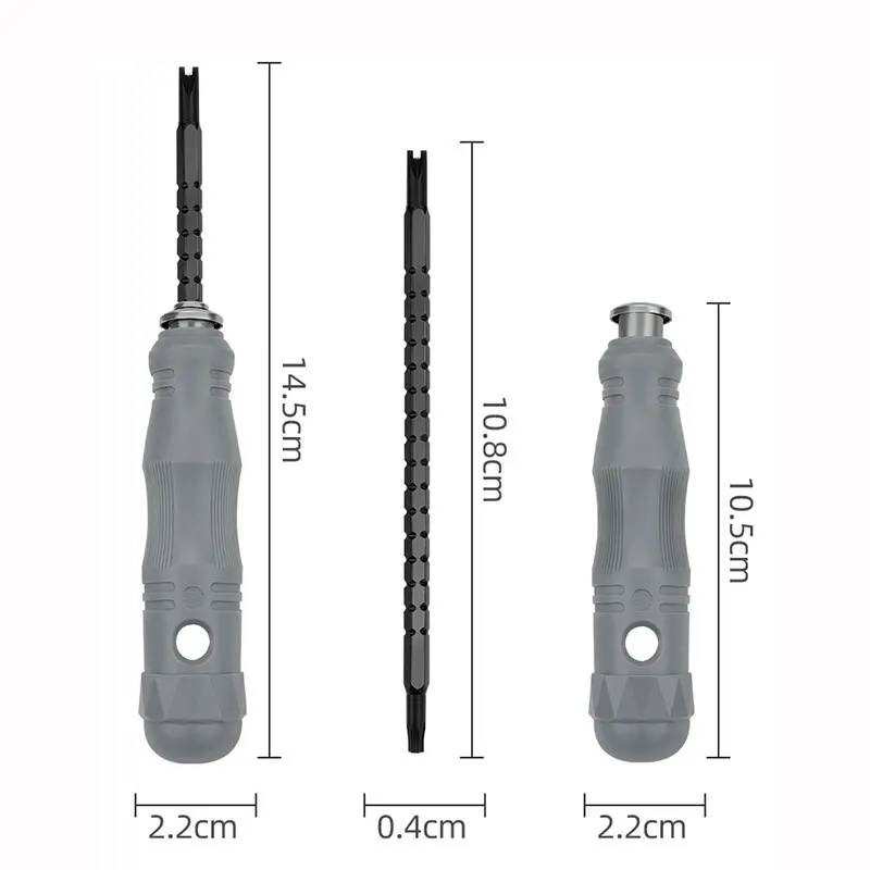 1 Set 13 in 1 Screwdriver Set Combination Durable Scalable Multifunctional Household High Hardness Strong Magnetic Bit Set