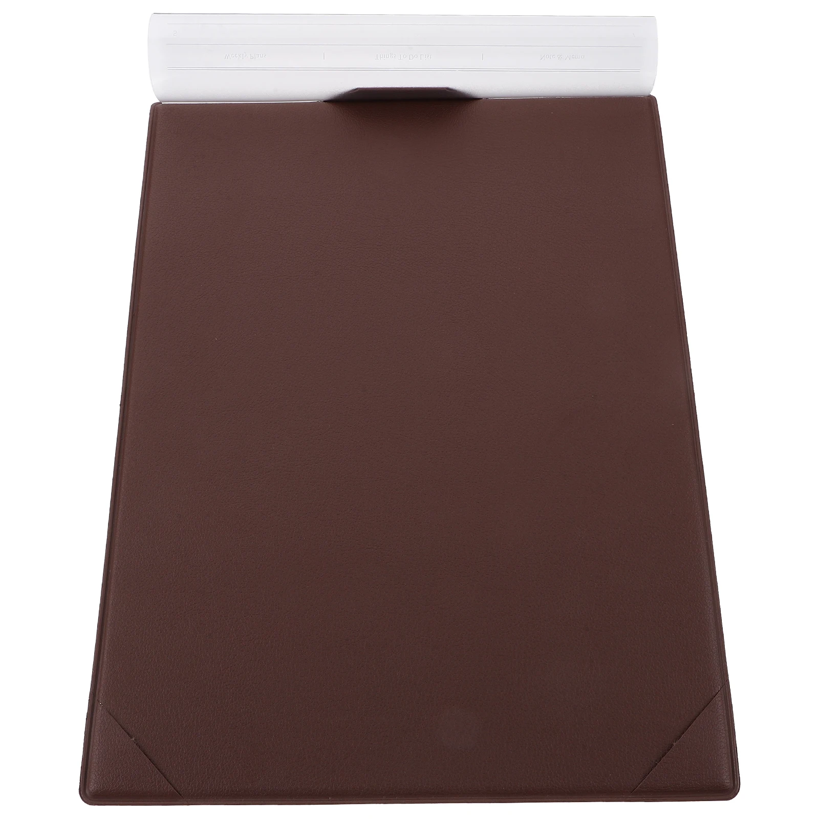 

Mouse Pad Office Desk Pad Laptop Mat Brown Comfortable Work Efficient Smooth Precise Control Desk