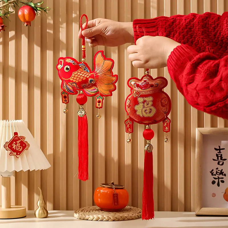 

New Year Decoration Items Chinese Traditional Chinese New Year Hanging Strings Bell Hanging Decoration Spring Festival Lanterns