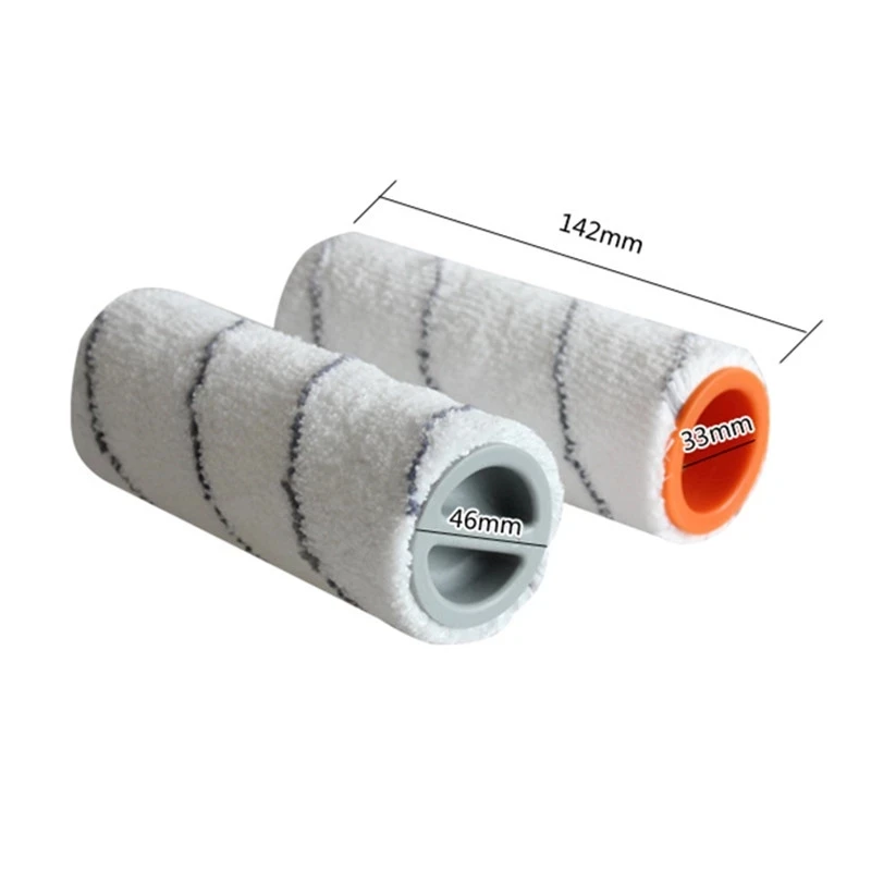 أفضل العروض 8 قطعة فرشاة الأسطوانة استبدال الملحقات ل Karcher FC5 FC7 FC3 fcثلاثية الأبعاد الكهربائية الطابق الأنظف