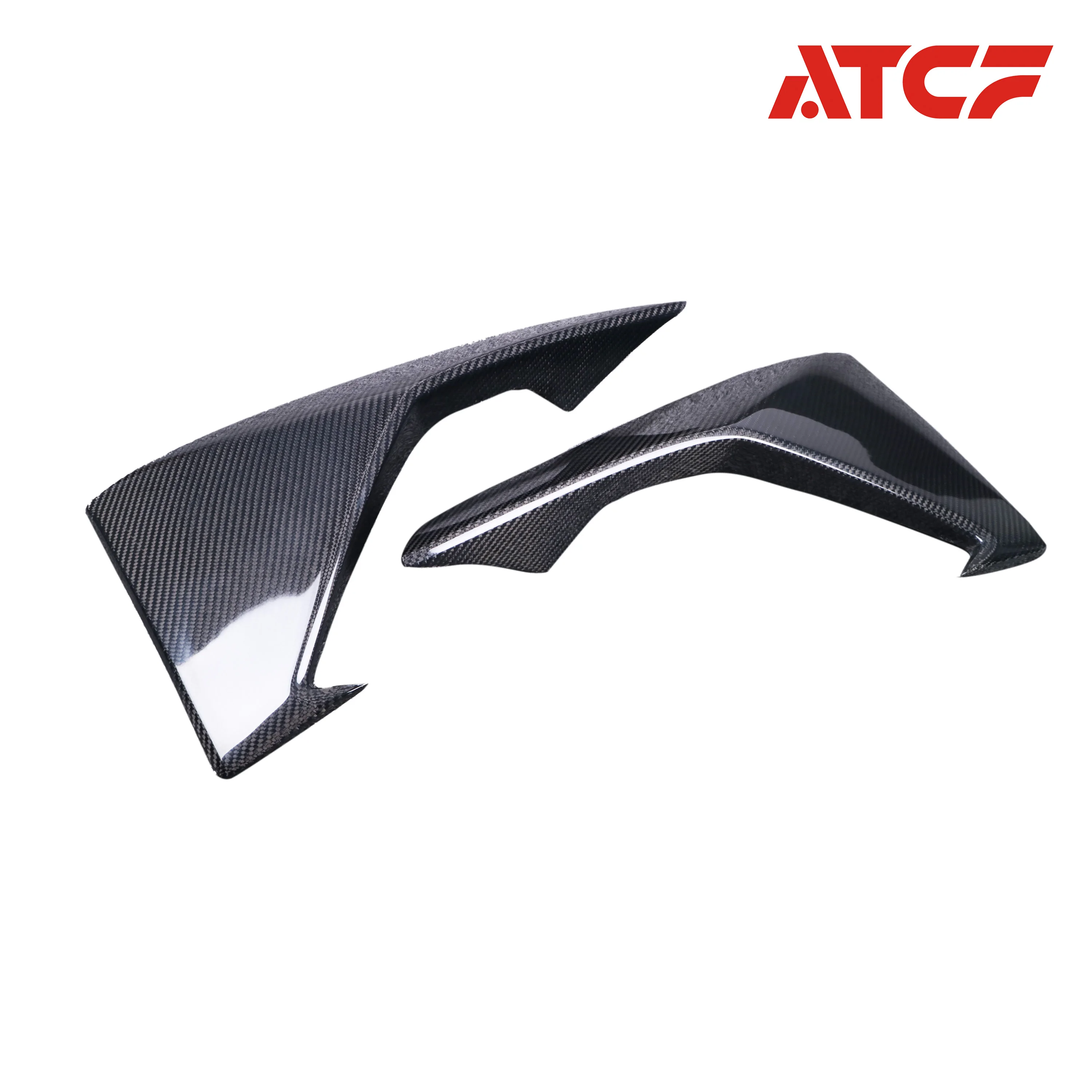 For BMW F87 M2 M2C Dry Carbon Fiber Front Flaps