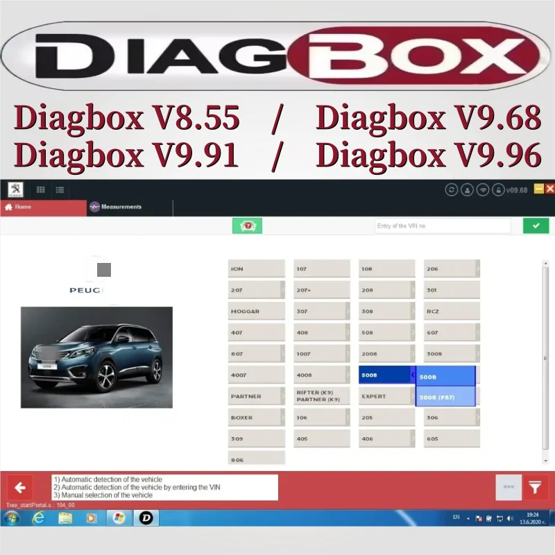 

Full Update Diagbox V9.96 V9.91 V9.68 V8.55 For Lexia3 PP2000 Diagbox 9.96 For Citroen/Peogeot Diagnostic Tool To 2022